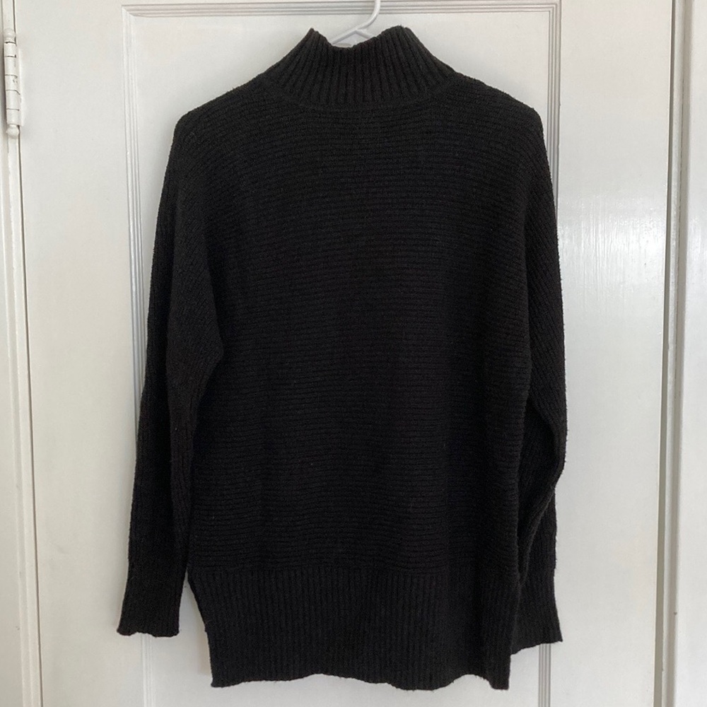 LOFT Black Knit Sweater - Picture 8 of 9